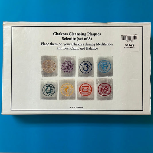 Selenite Chakra Mini Charging Plates