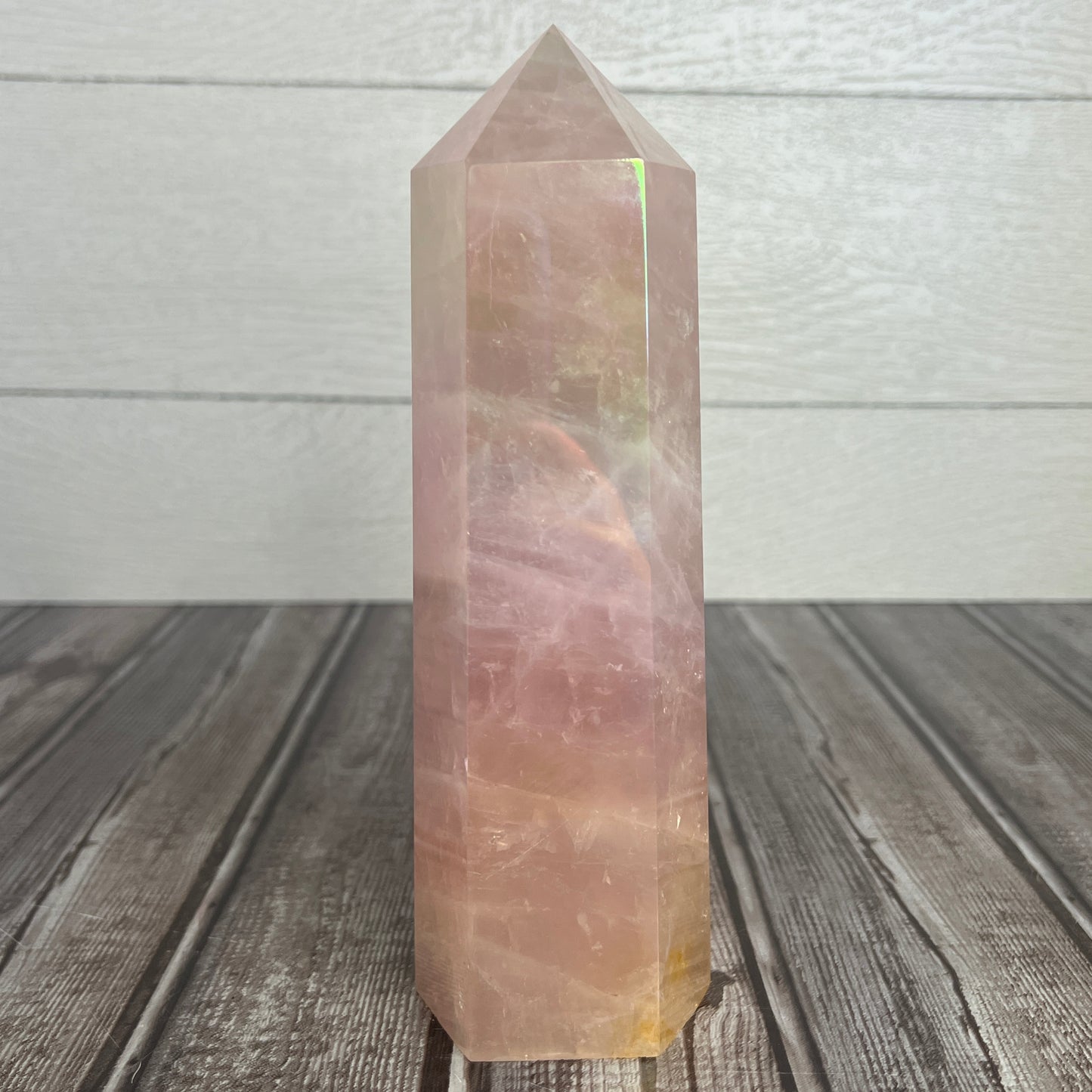 Aura Rose Quartz Tower