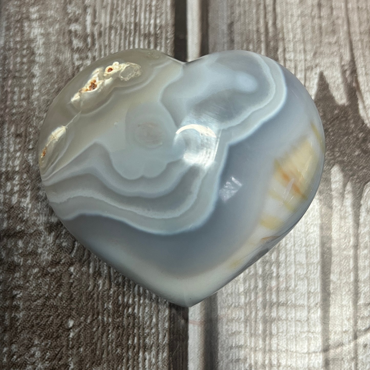 Banded Agate Heart