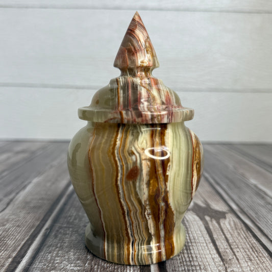 Banded Onyx Jar