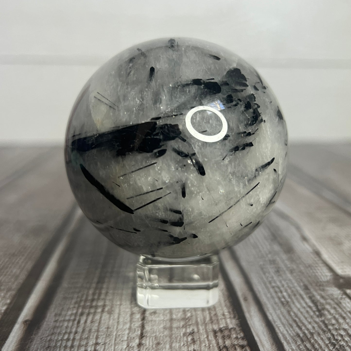 Black Rutilated Sphere
