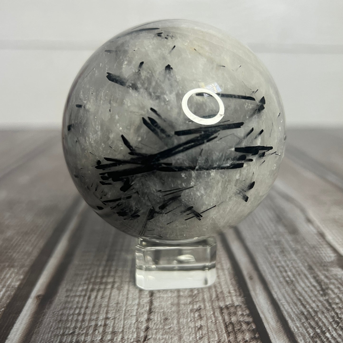 Black Rutilated Sphere