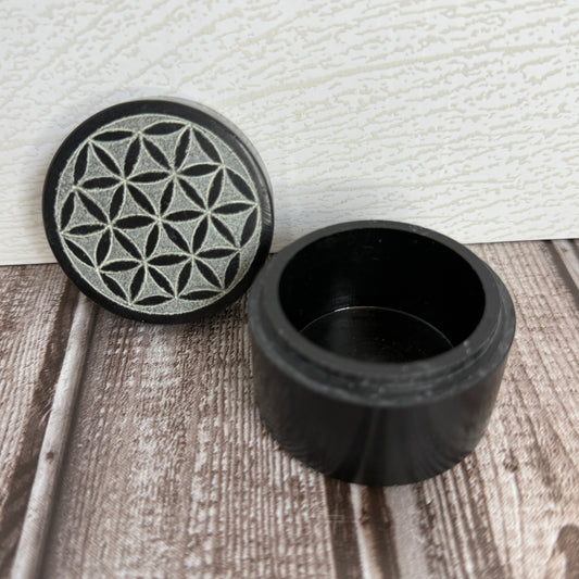 Black Soapstone Box