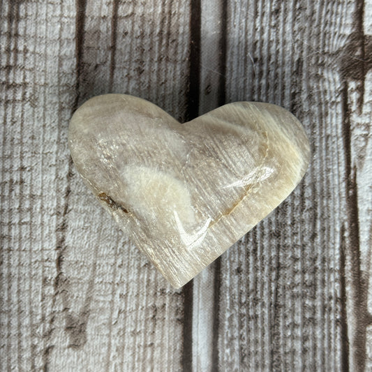 Blue Moonstone Heart