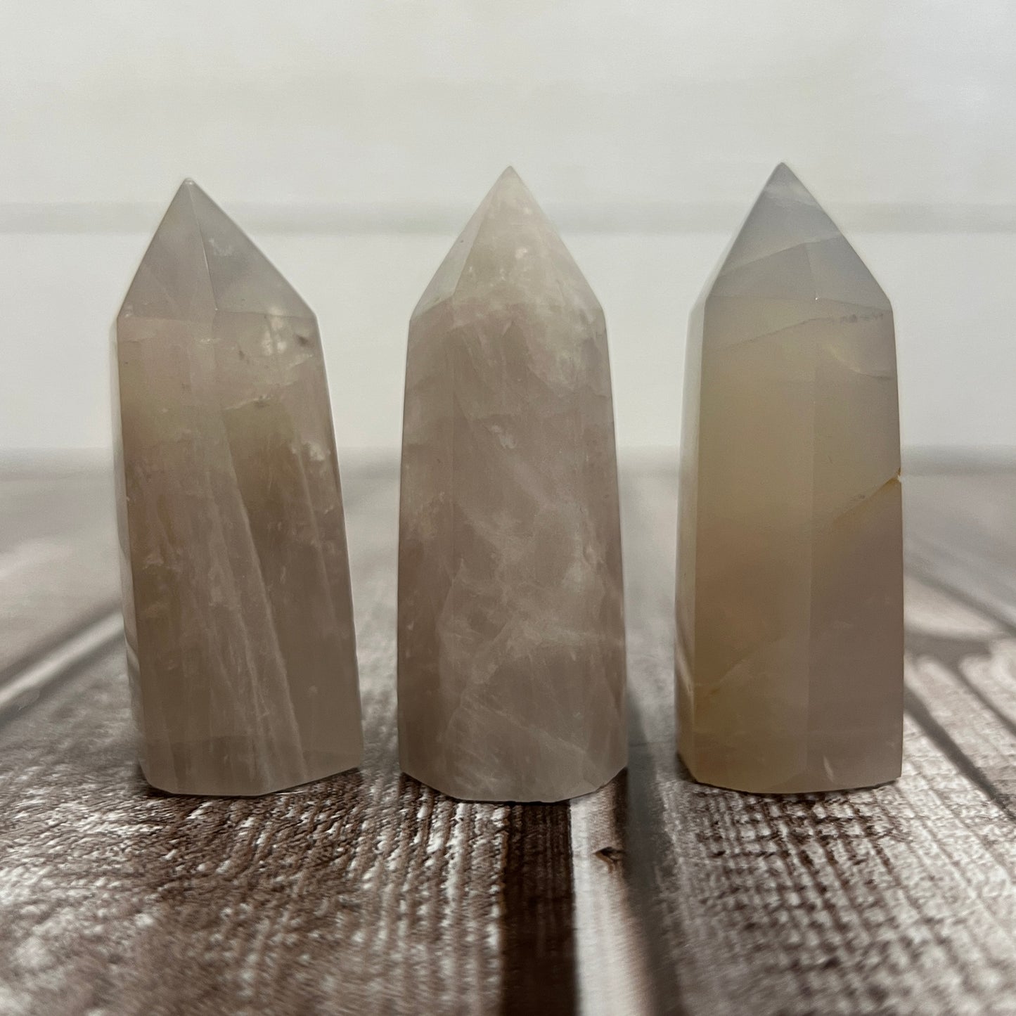 Blue Rose Quartz Tower