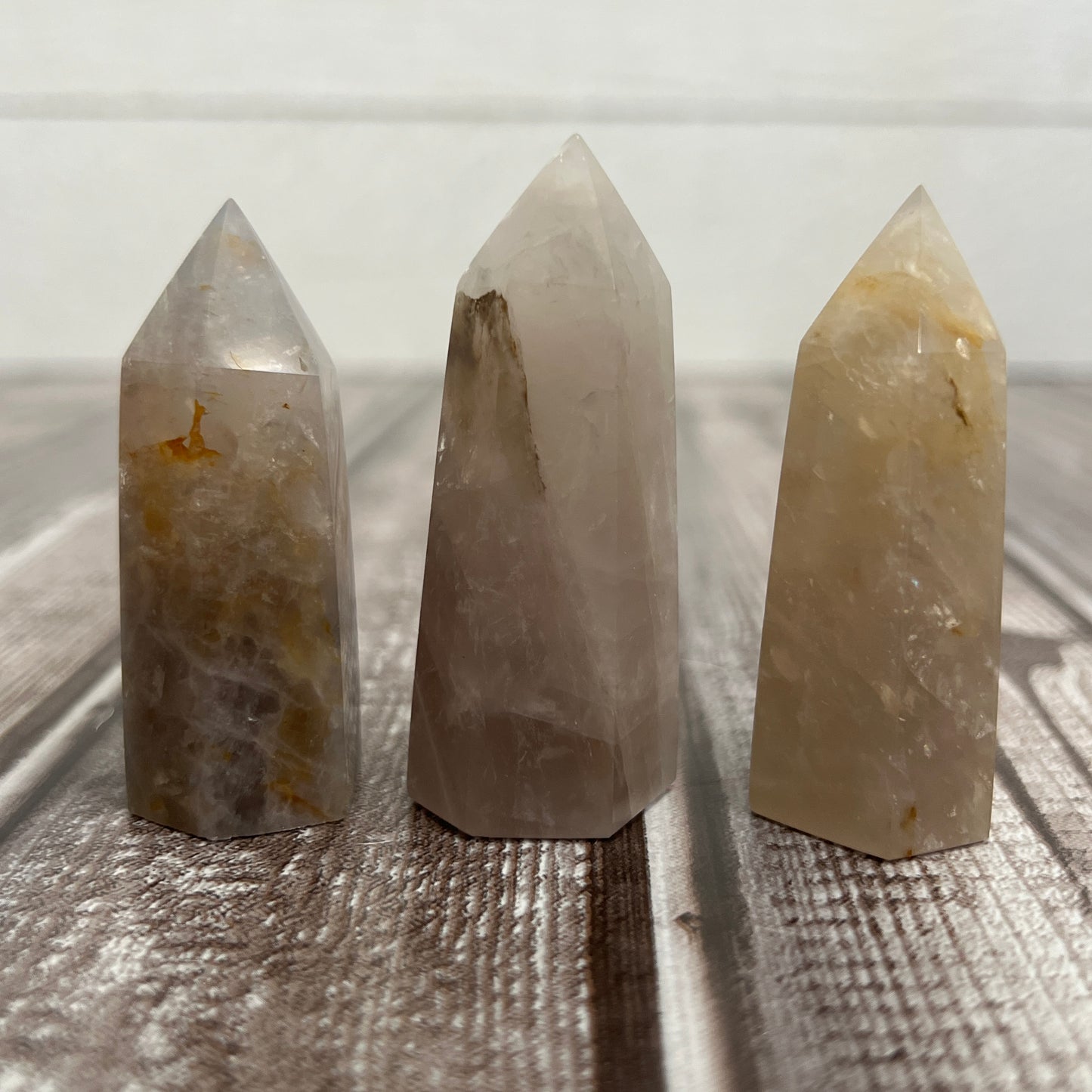Blue Rose Quartz Tower