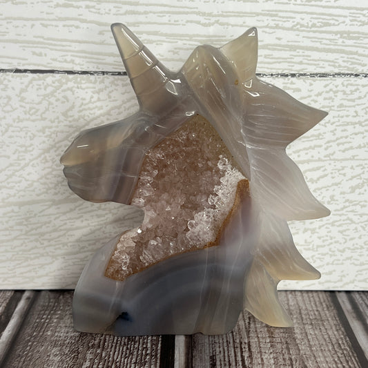 Druzy Agate Unicorn
