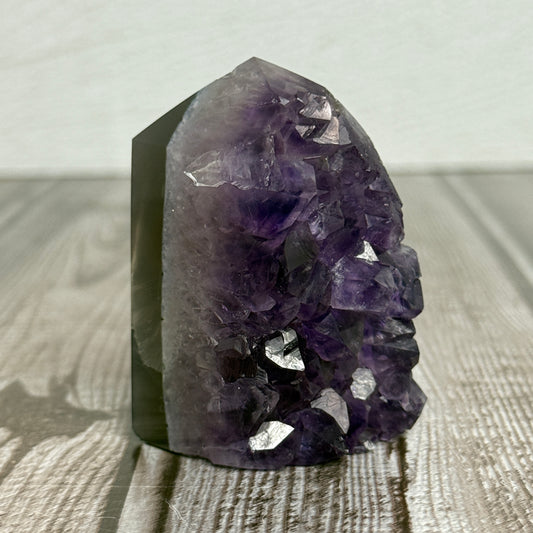 Druzy Amethyst in Agate Tower