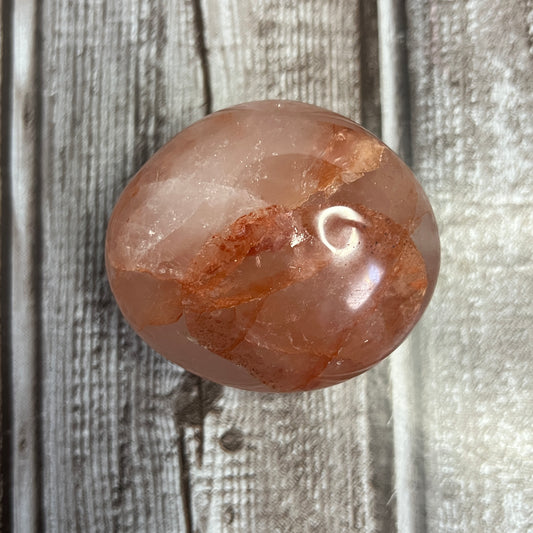 Fire Quartz Palm Stone