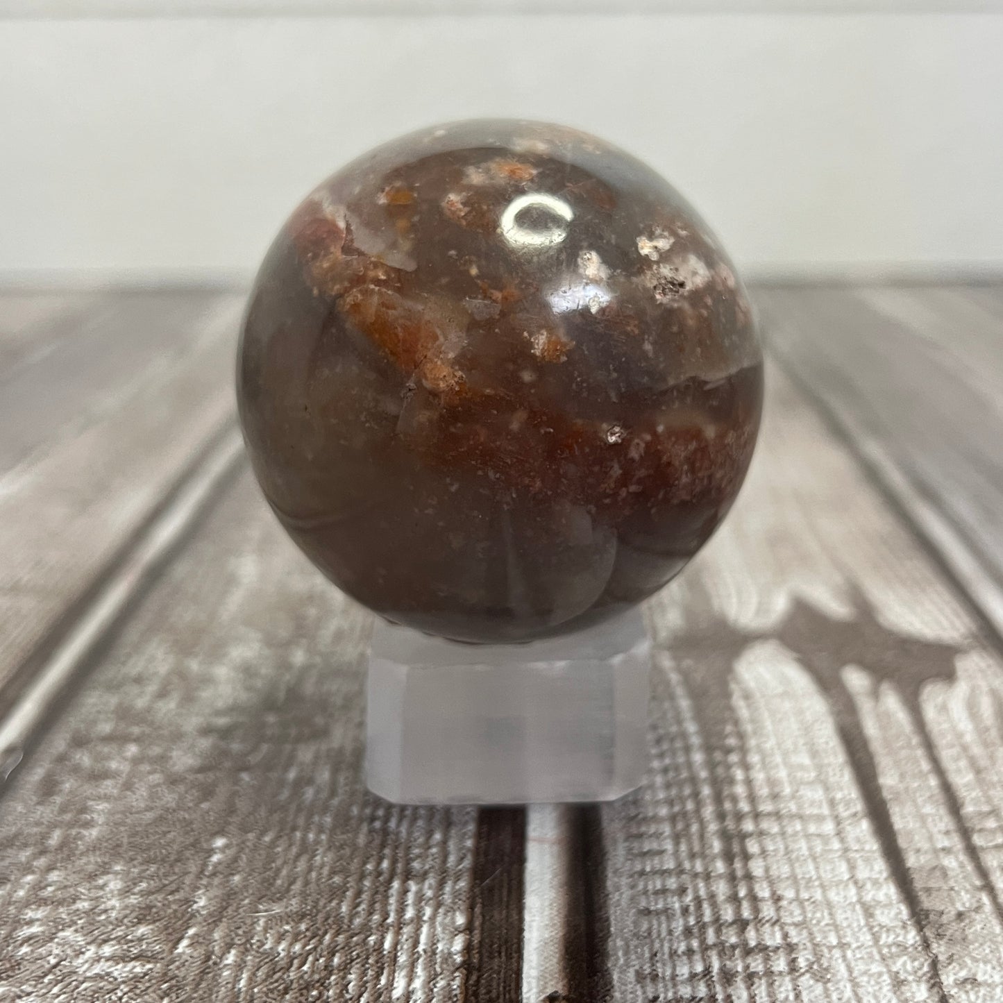Flower Agate Spheres
