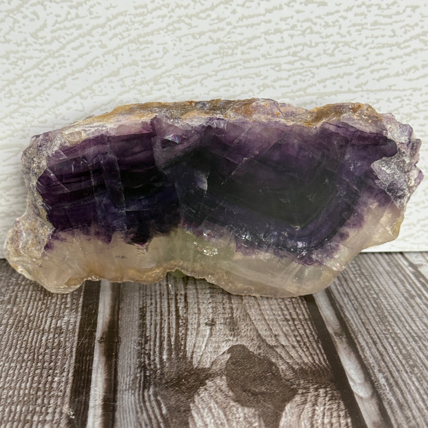 Fluorite Slab Raw Edge