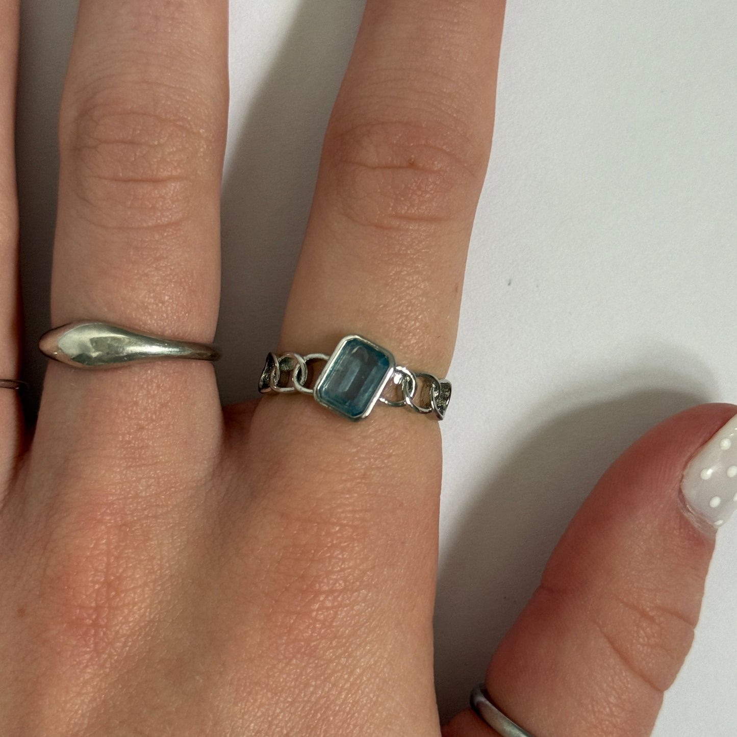 Ring Sterling Silver Over Nickel Free Material