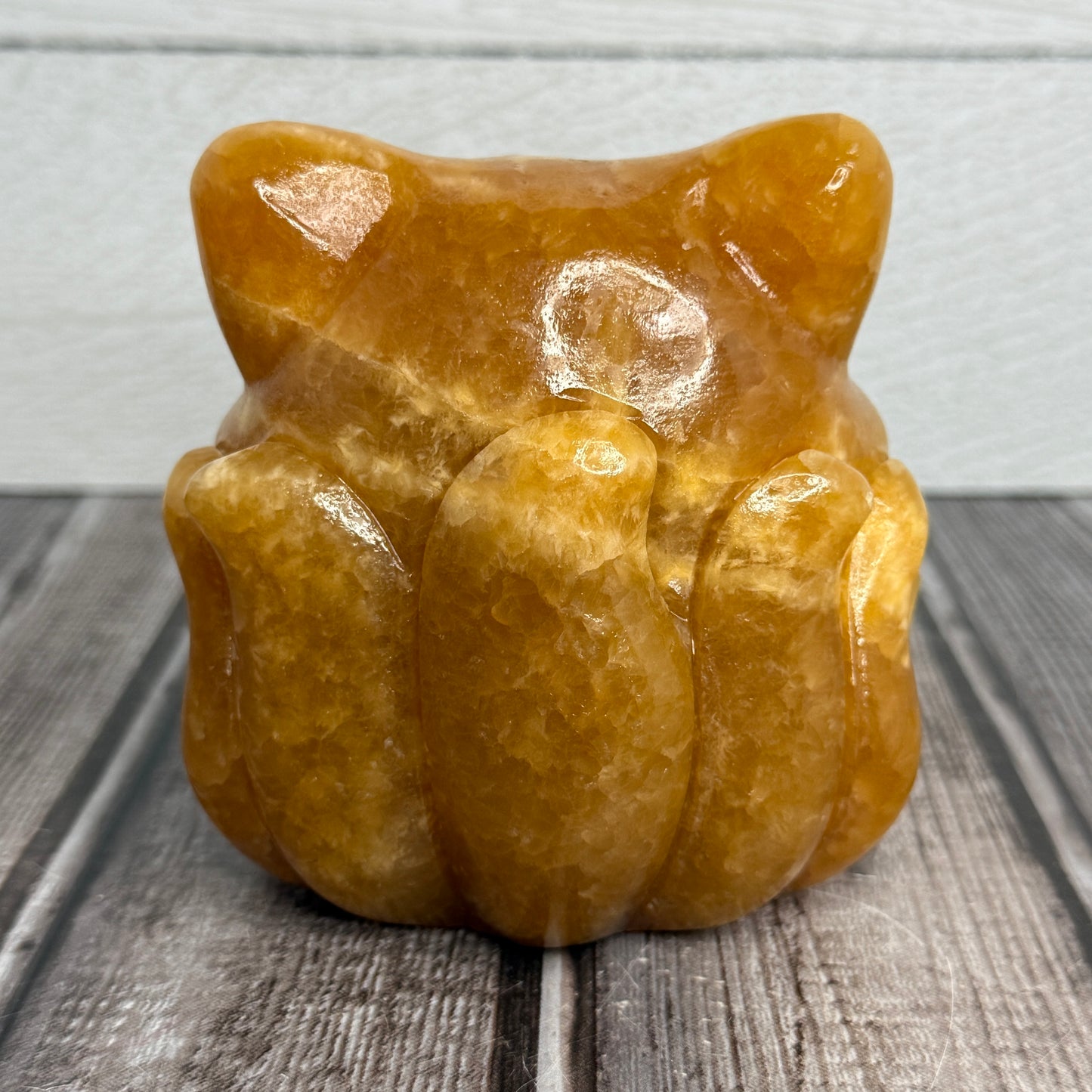 Honey Calcite  9 Tail Fox