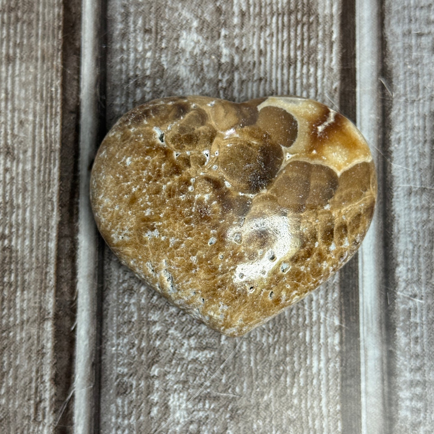 Chocolate Calcite Heart