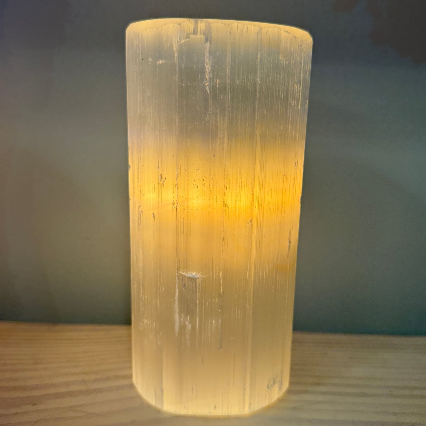 Selenite Lamp
