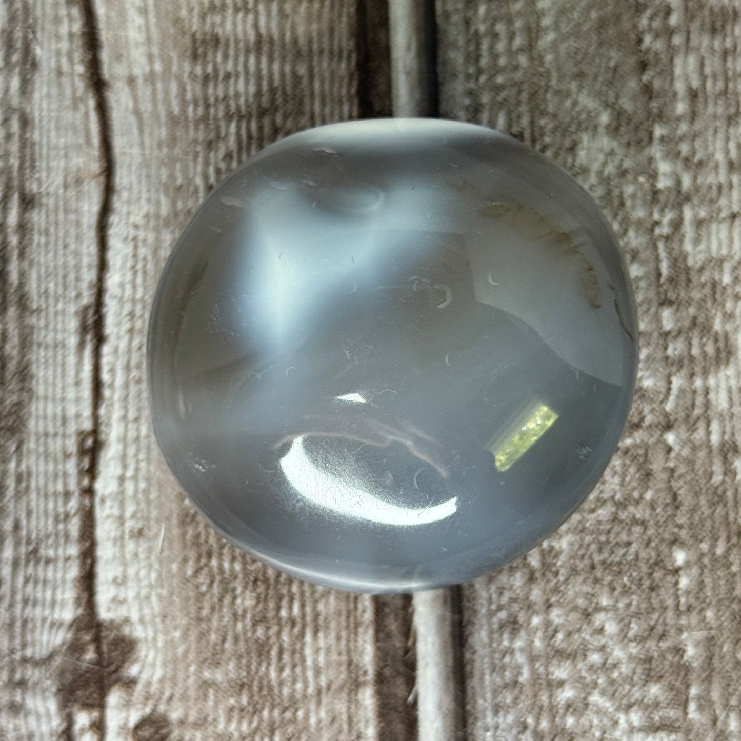 Orca Agate Palm Stone