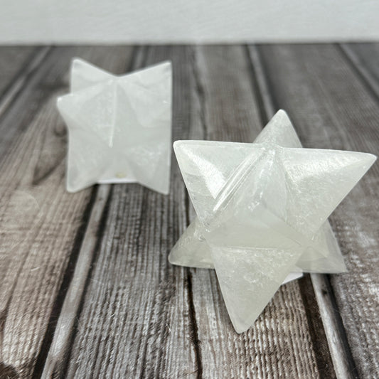 Selenite Merkaba