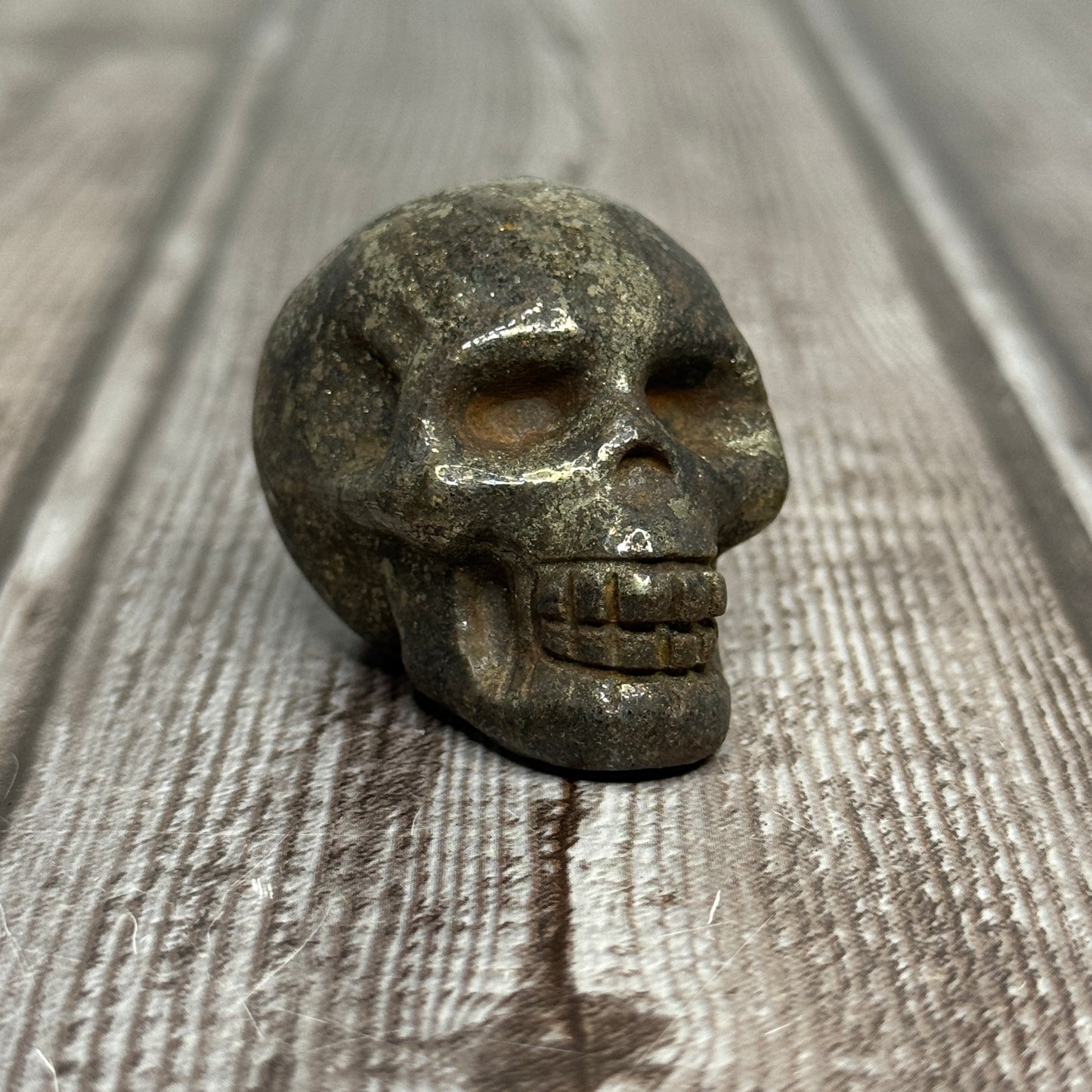 Pyrite Skull