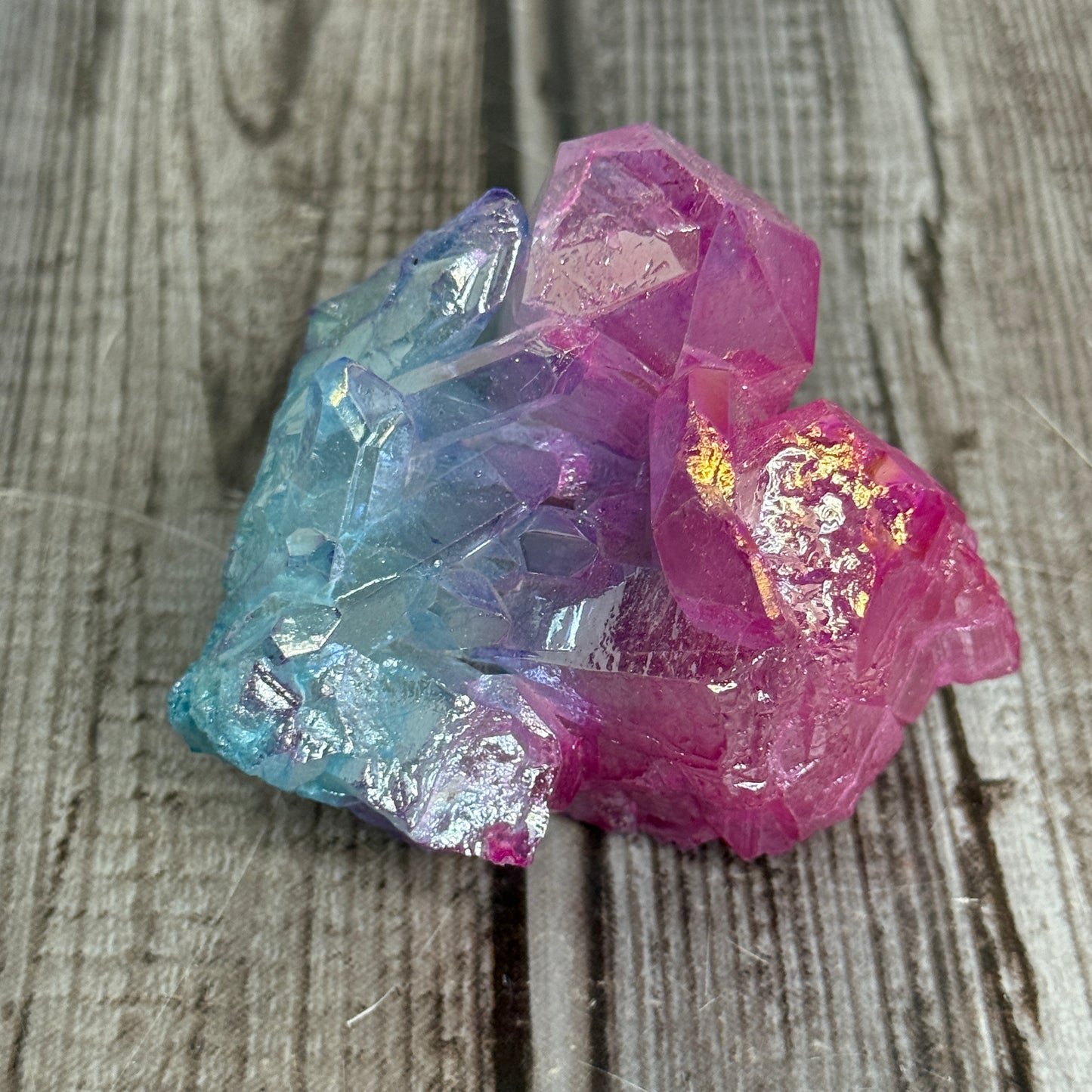 Aura Quartz Clusters