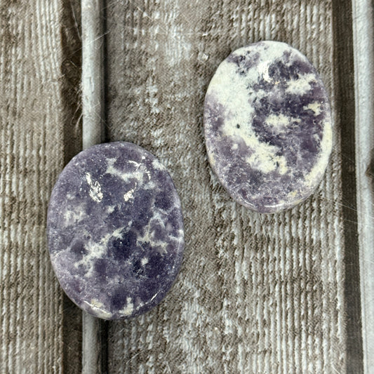 Lepidolite Worry Stone
