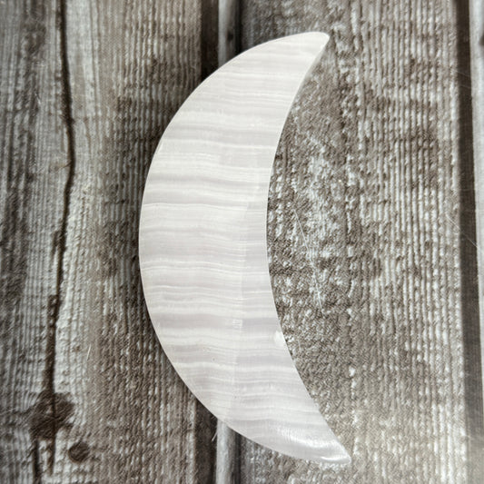Pink Calcite Moon