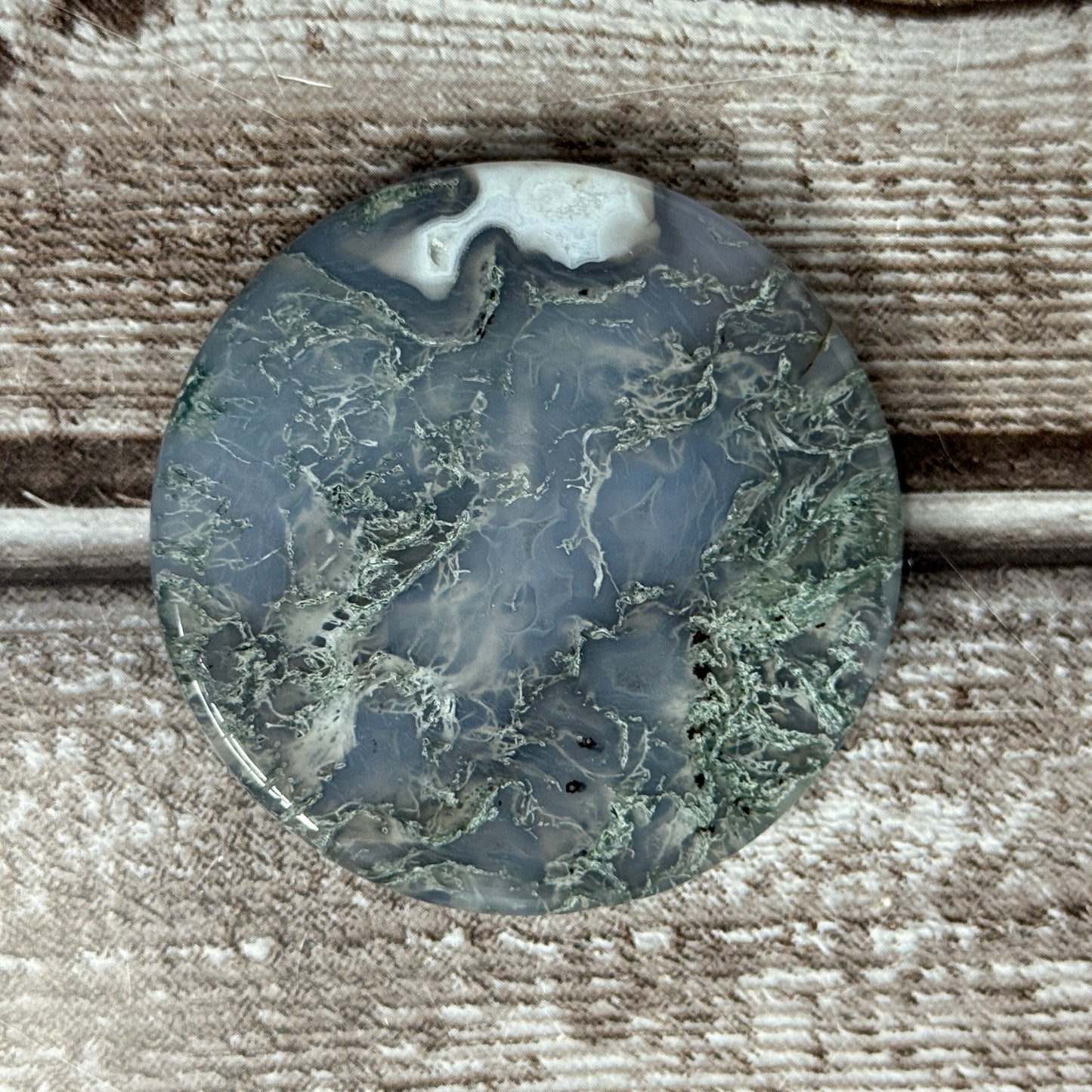 Moss Agate Disc