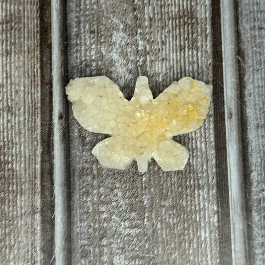 Quartz Cluster Butterfly
