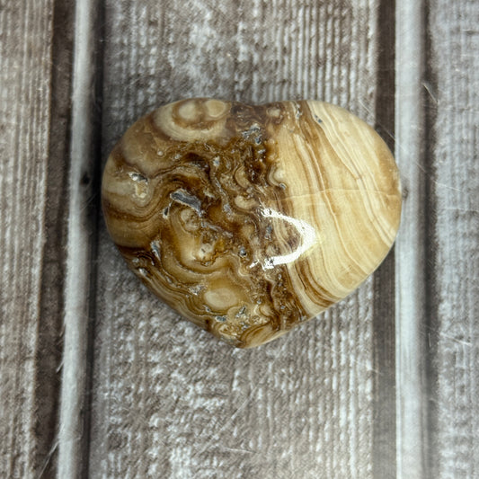 Chocolate Calcite Heart