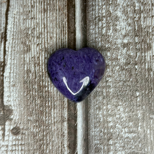 Charoite Heart