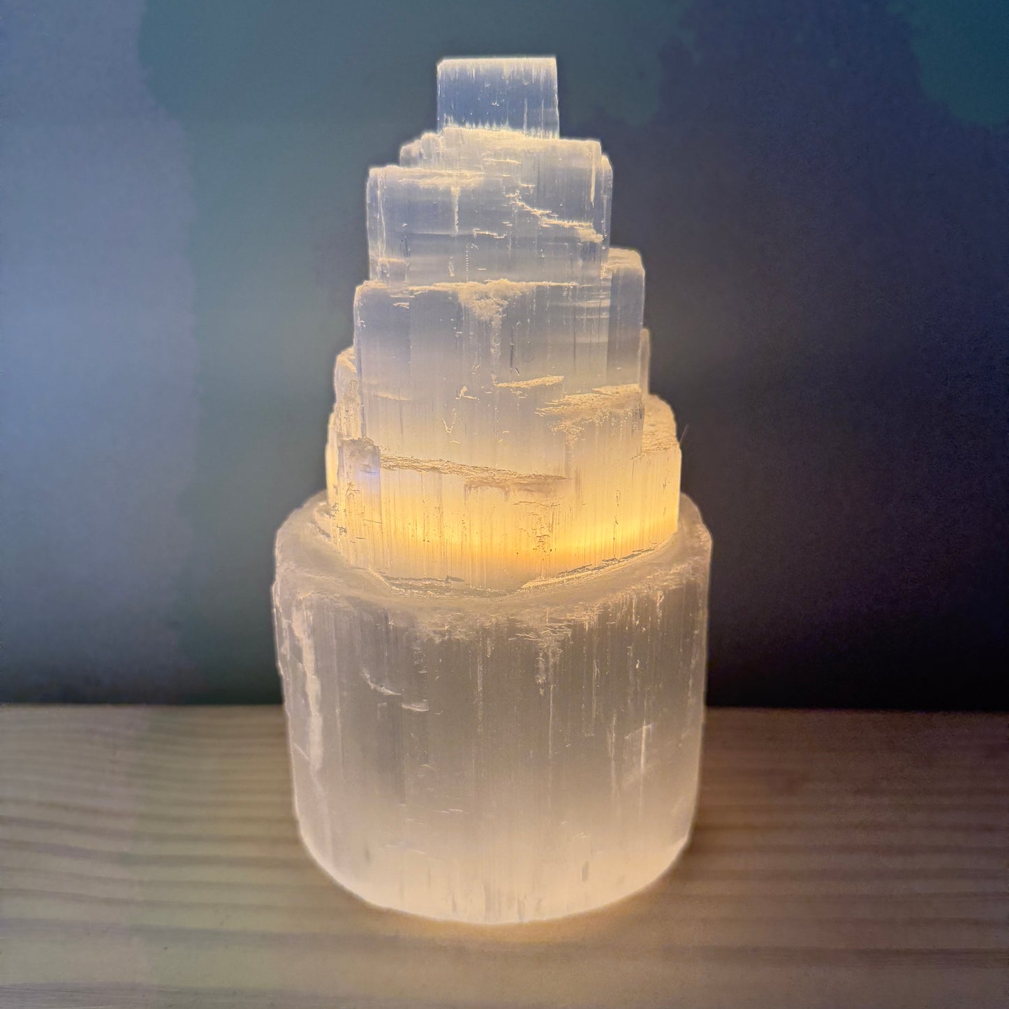 Selenite Lamp