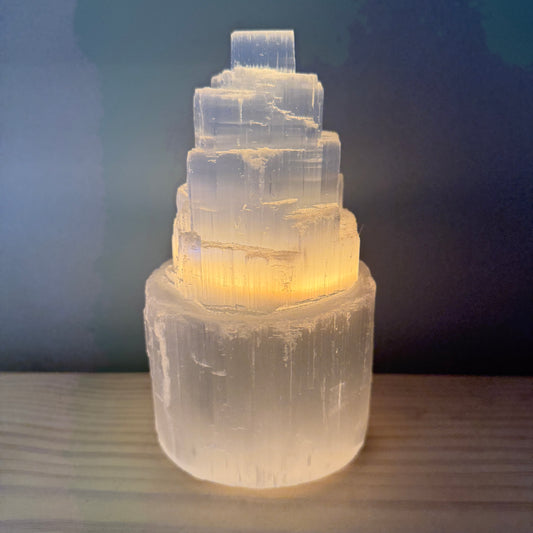 Selenite Lamp