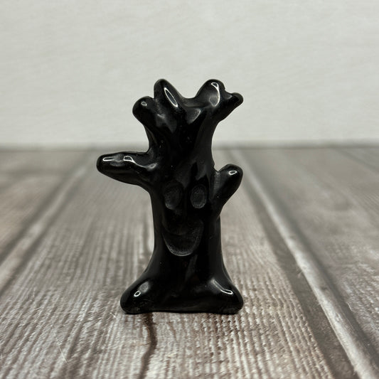 Black Obsidian Witch Tree