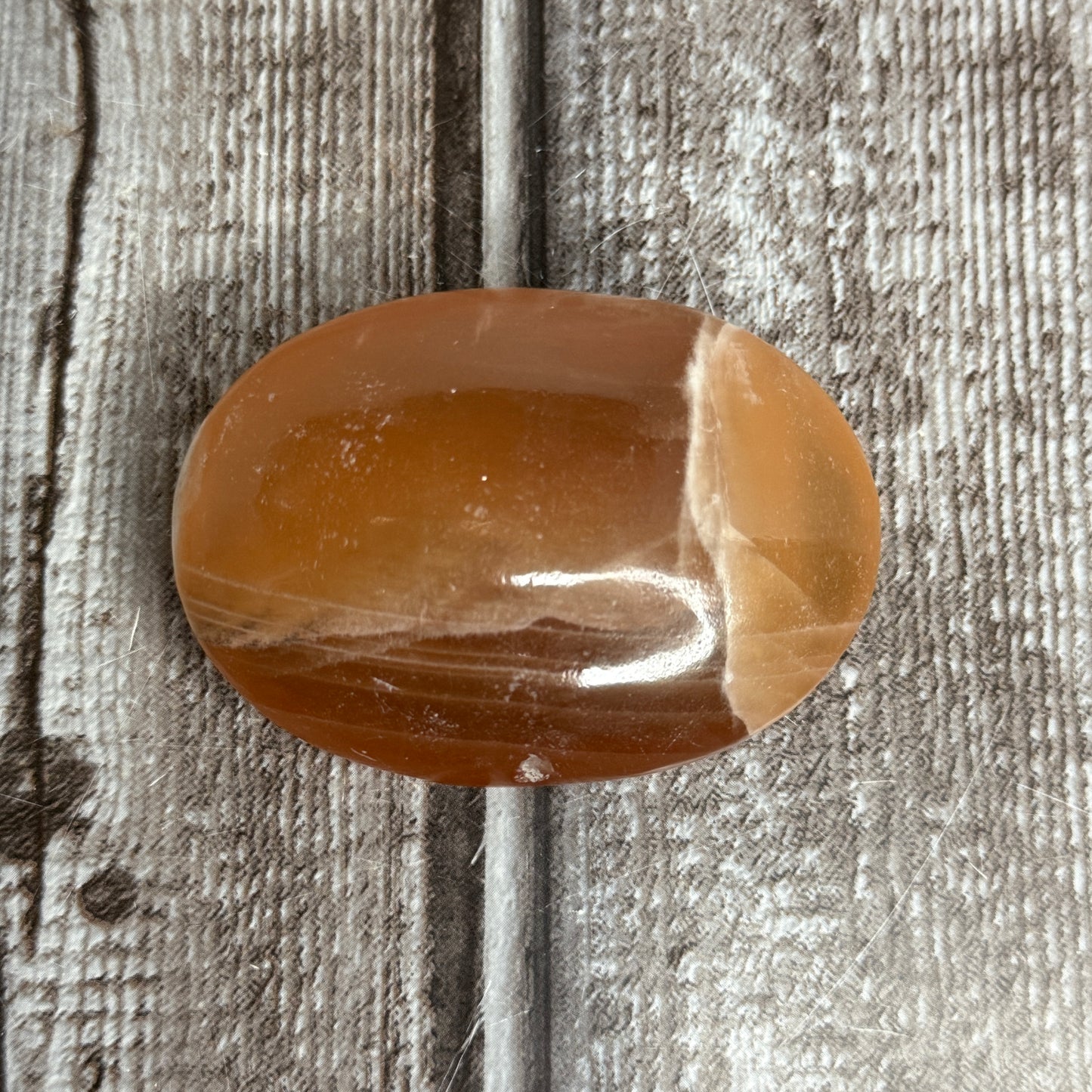 Honey Calcite Palmstone