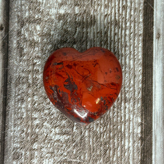 Red Jasper Heart