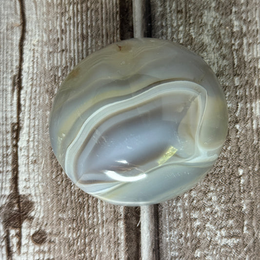 Orca Agate Palm Stone