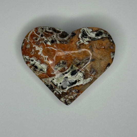 Money Agate Heart