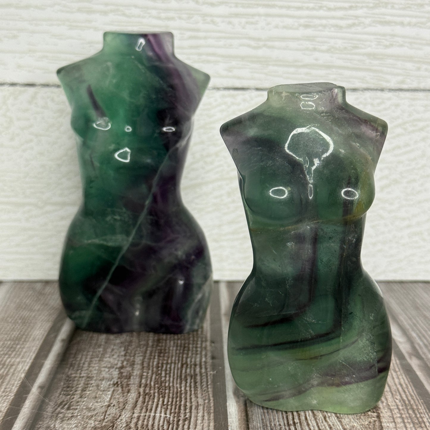 Rainbow Fluorite Goddess Body