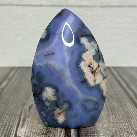 Blue Flower Agate Freeform
