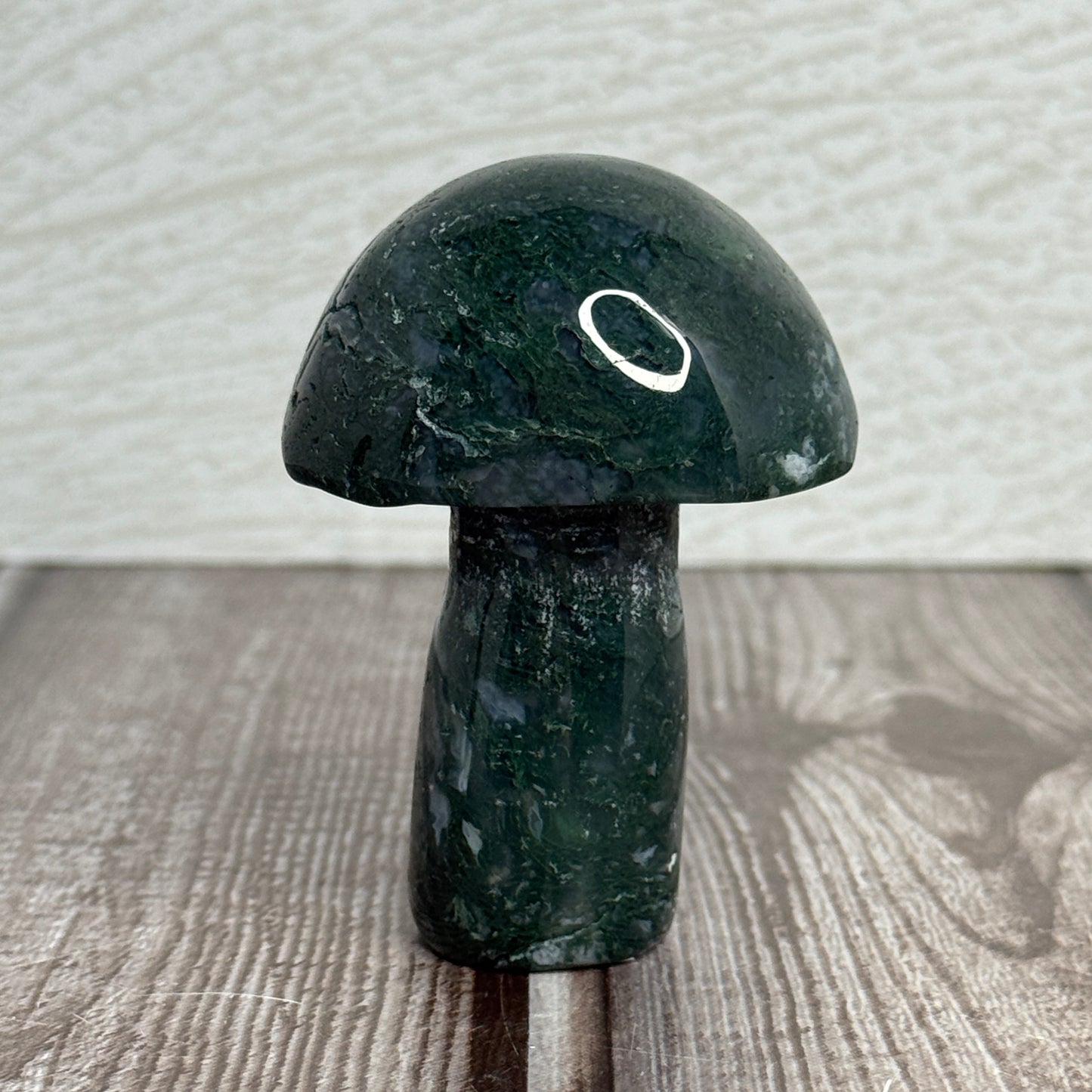 Moss Agate Mushroom
