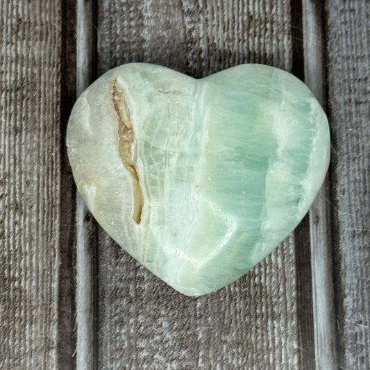 Caribbean Calcite Heart
