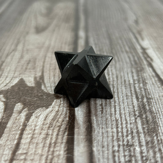 Black Tourmaline Merkaba Star