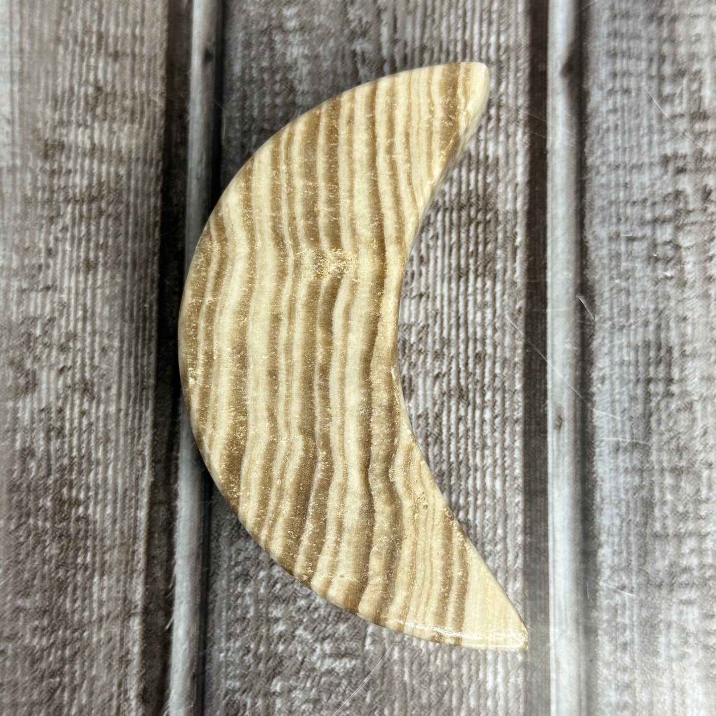 Chocolate Calcite Moon