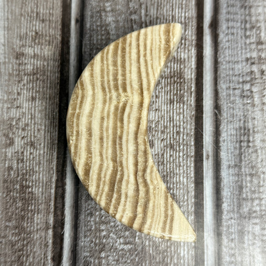 Chocolate Calcite Moon
