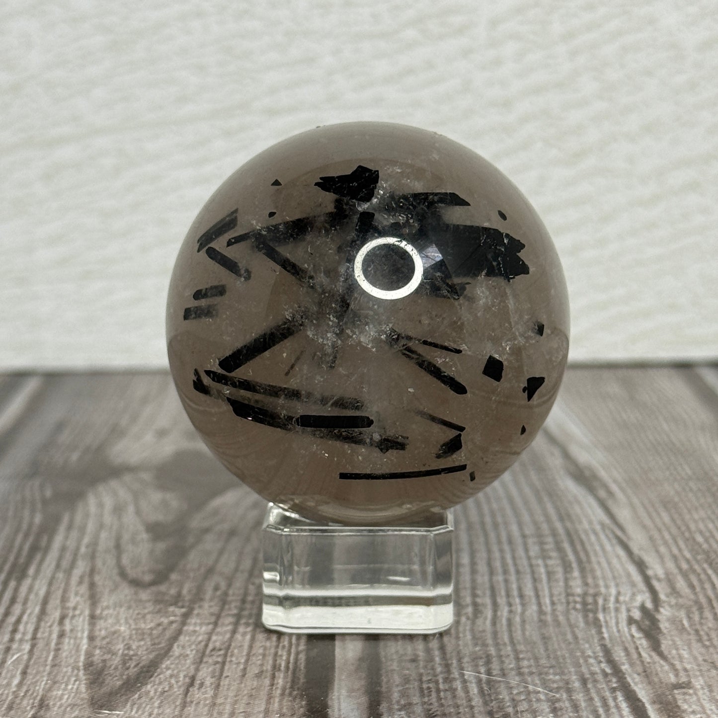 Black Rutilated Sphere