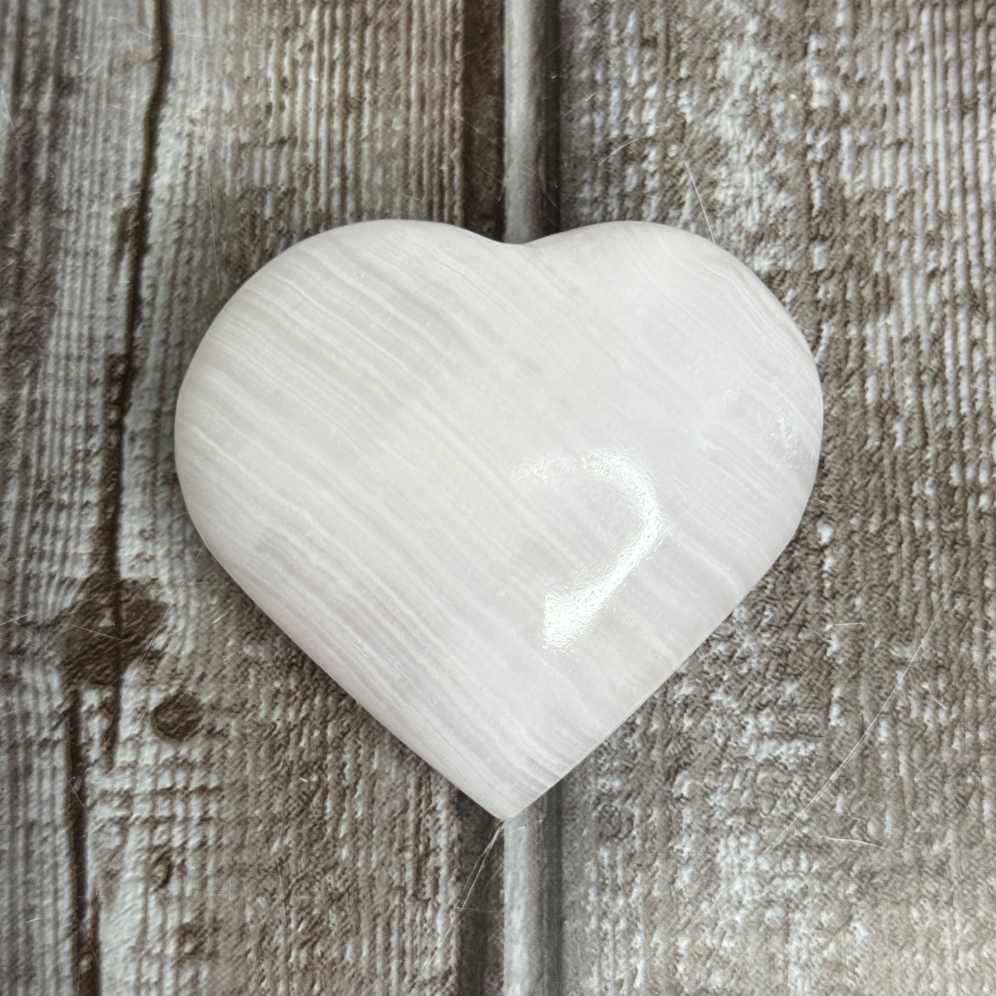 Pink Calcite Heart