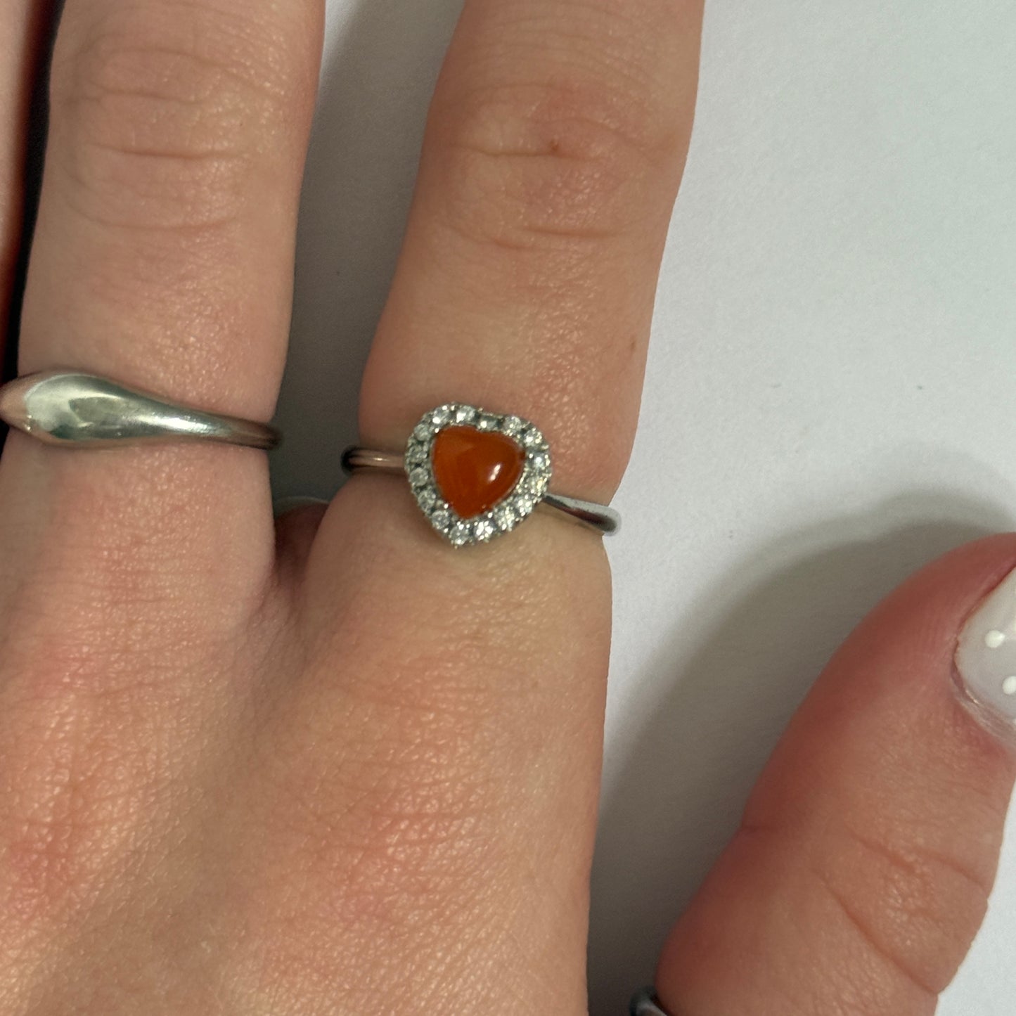 Ring Sterling Silver Over Nickel Free Material