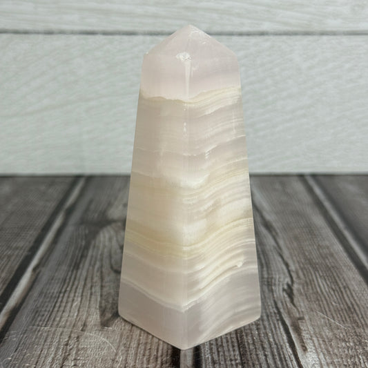 Pink Calcite Tower