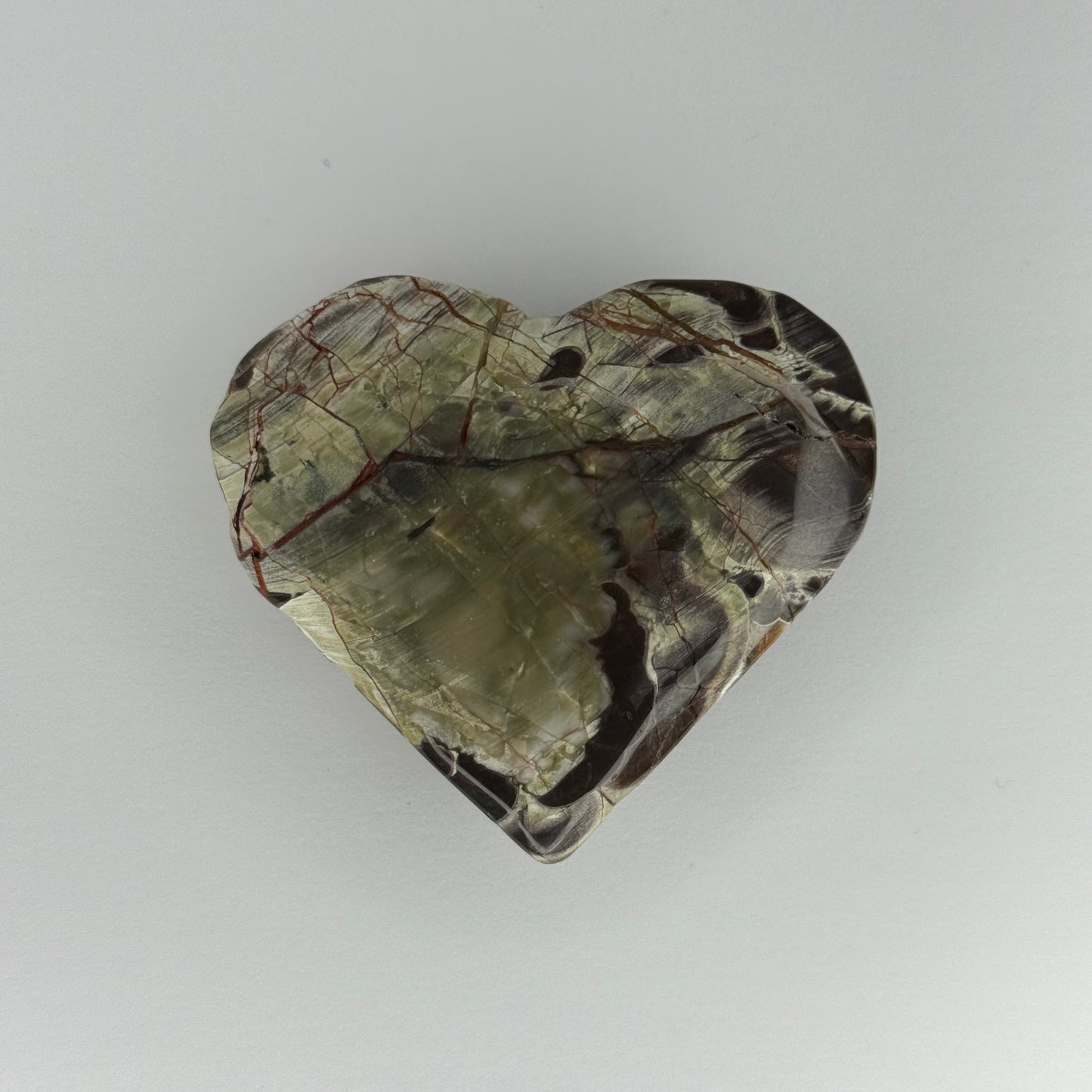 Money Agate Heart