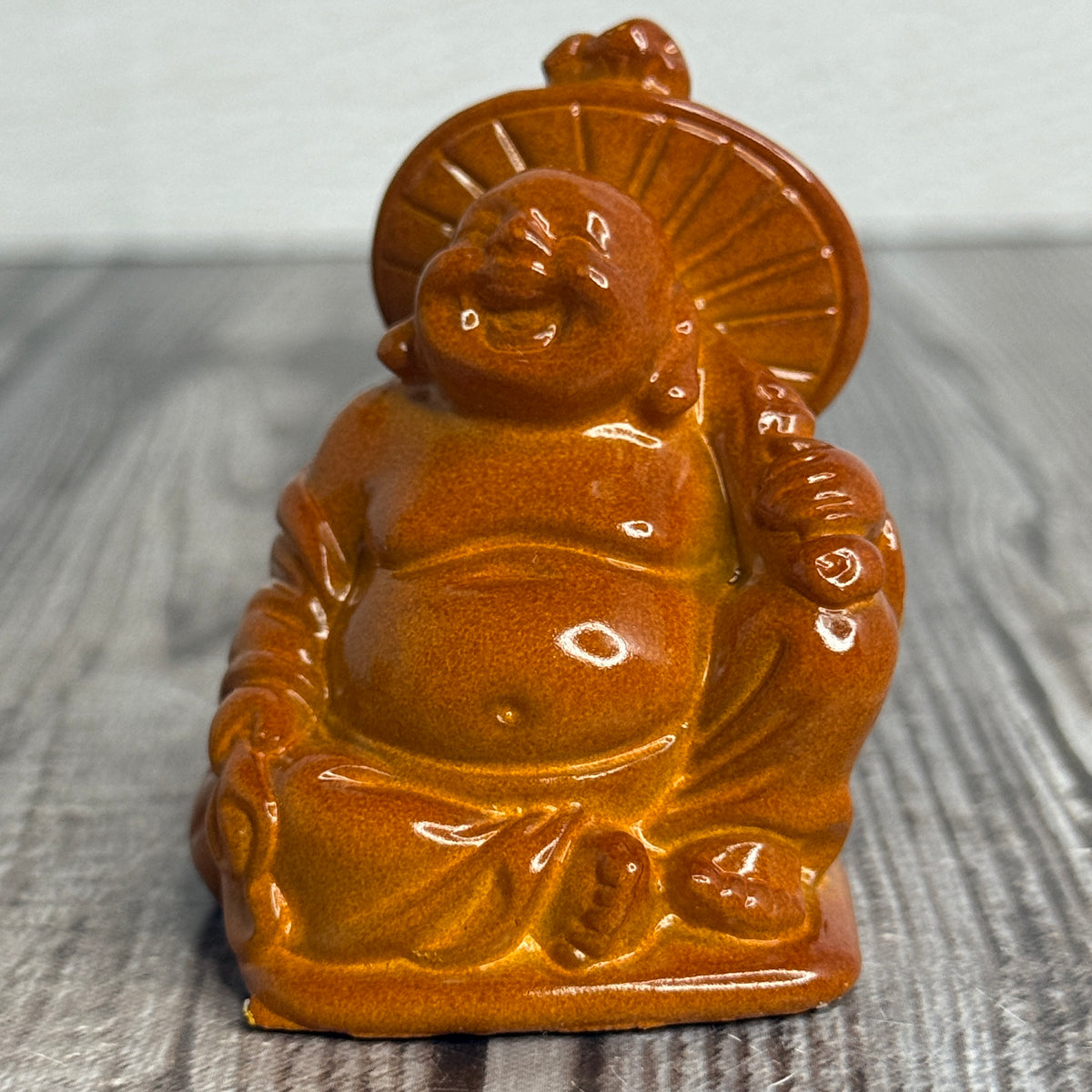 Wood Buddha Feng Shui Figurines