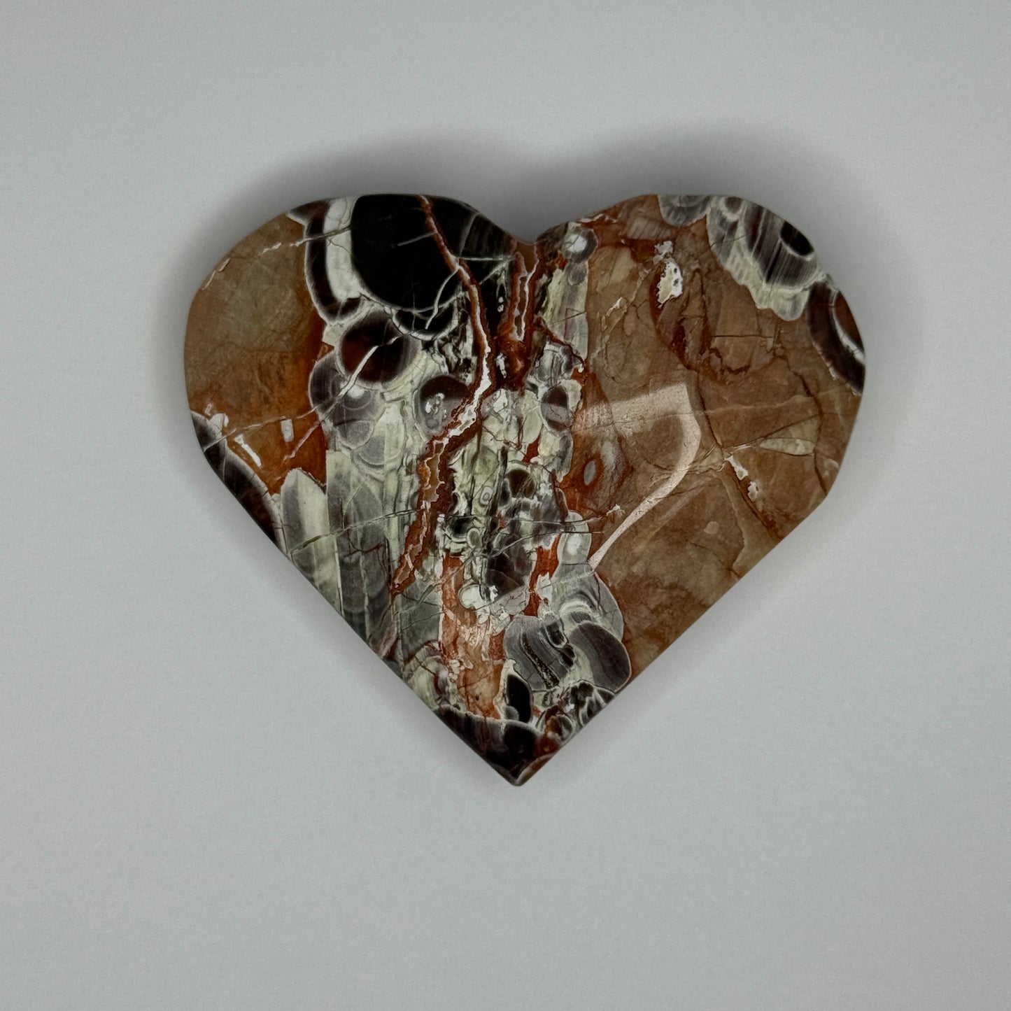 Money Agate Heart